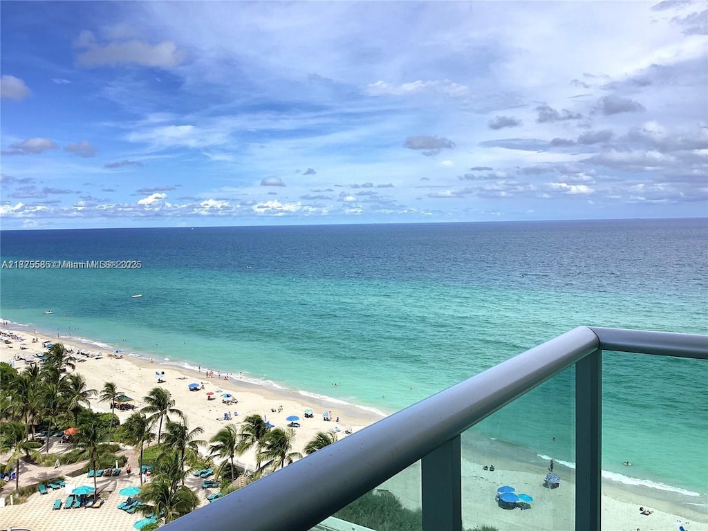 3901 S Ocean Dr Unit 12E, Hollywood, FL 33019 - water view featuring nearby beach