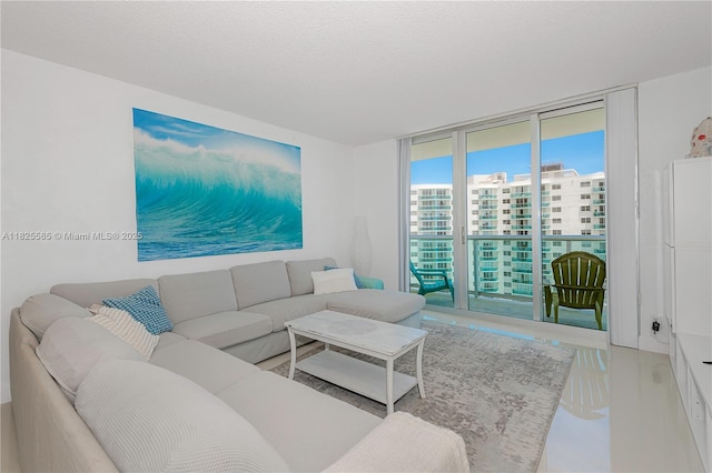 3901 S Ocean Dr Unit 12E, Hollywood, FL 33019 - living area featuring expansive windows