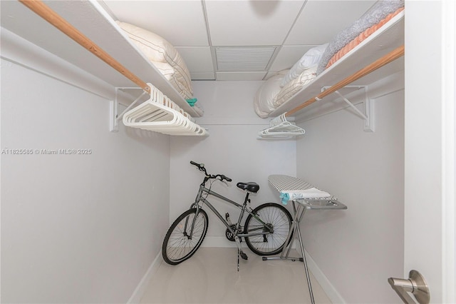 3901 S Ocean Dr Unit 12E, Hollywood, FL 33019 - spacious closet with a paneled ceiling