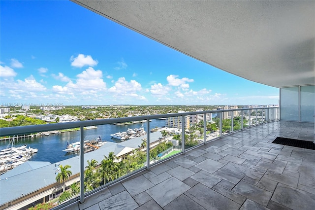 1 N Ocean Blvd Unit 1211, Pompano Beach, FL 33062 - balcony with a water view, a view of city, and view of marina