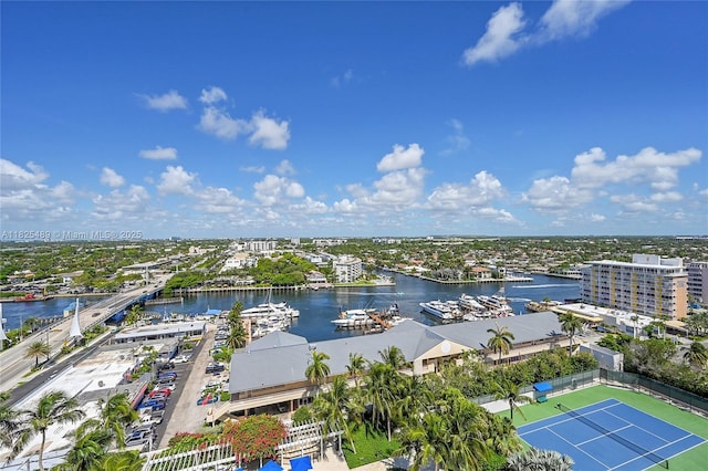 1 N Ocean Blvd Unit 1211, Pompano Beach, FL 33062 - view of urban area featuring a large body of water, a notable bridge, and numerous boat docks
