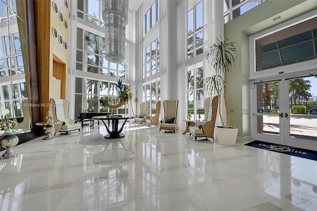 1 N Ocean Blvd Unit 1211, Pompano Beach, FL 33062 - building lobby featuring a high ceiling