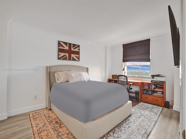 1470 NE 123rd St Unit Aph9, North Miami, FL 33161 - bedroom with light wood-style floors