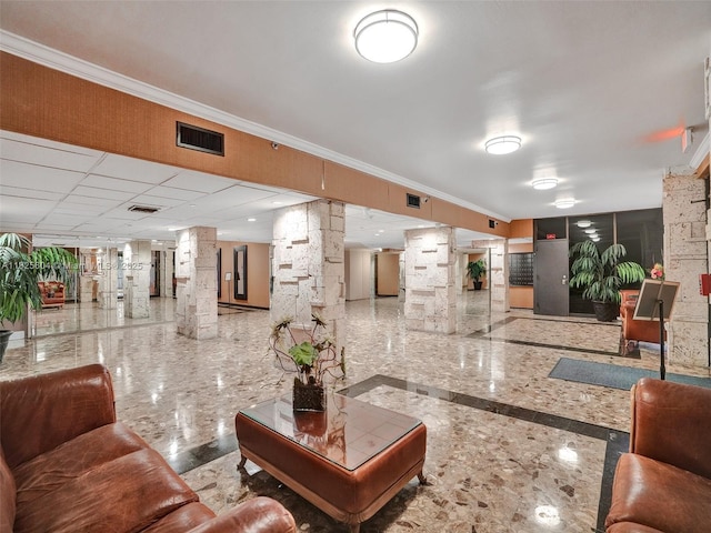 1470 NE 123rd St Unit Aph9, North Miami, FL 33161 - lobby with crown molding