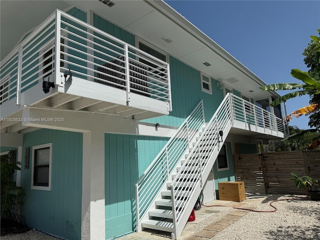 380 Mahogany Dr, Key Largo, FL 33037 - view of property featuring stairs