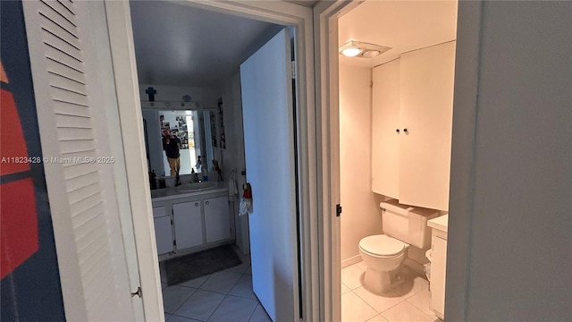 100 Bayview Dr Unit 1030, Sunny Isles Beach, FL 33160 - bathroom with tile patterned flooring and vanity