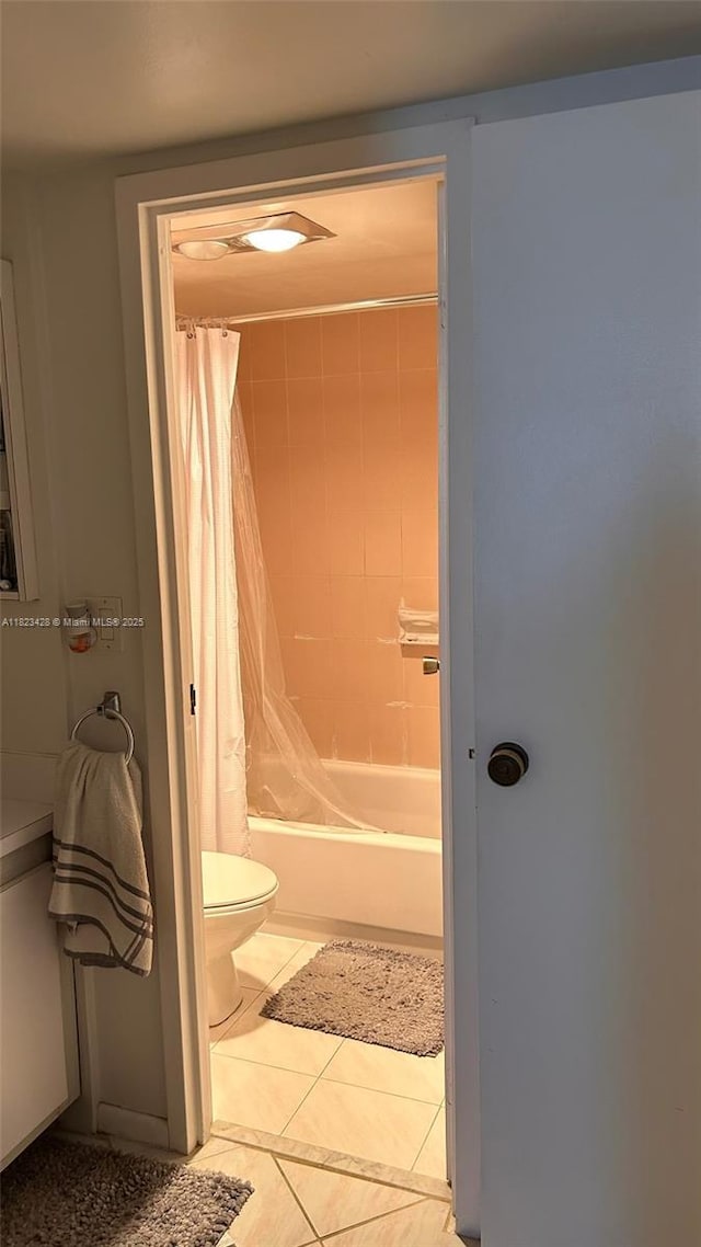 100 Bayview Dr Unit 1030, Sunny Isles Beach, FL 33160 - bathroom with tile patterned flooring and shower / bath combo with shower curtain