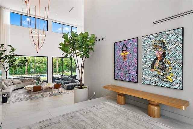 7660 SW 124th St, Pinecrest, FL 33156 - community lobby with a towering ceiling