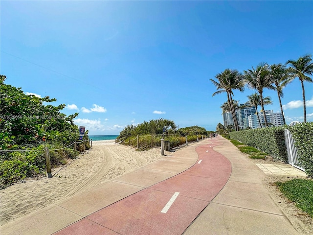 6767 Collins Ave Unit 704, Miami Beach, FL 33141 - surrounding community with view of water and beach