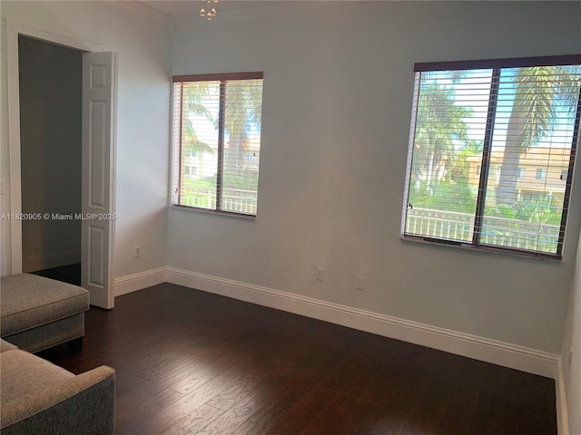 19383 SW 79th Ave, Cutler Bay, FL 33157 - unfurnished bedroom featuring baseboards and dark wood-type flooring