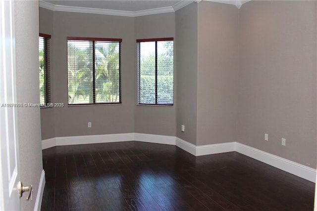 19383 SW 79th Ave, Cutler Bay, FL 33157 - unfurnished room with dark wood-type flooring and crown molding