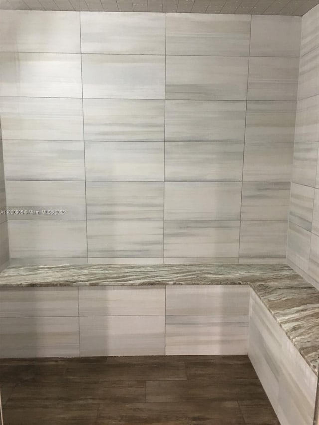 19383 SW 79th Ave, Cutler Bay, FL 33157 - bathroom with a sauna and wood finished floors