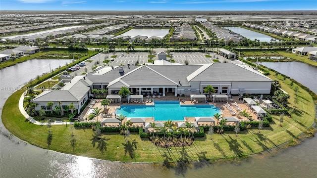 13307 SW Green Delta Rd, Port St Lucie, FL 34987 - aerial view of residential area with a nearby body of water