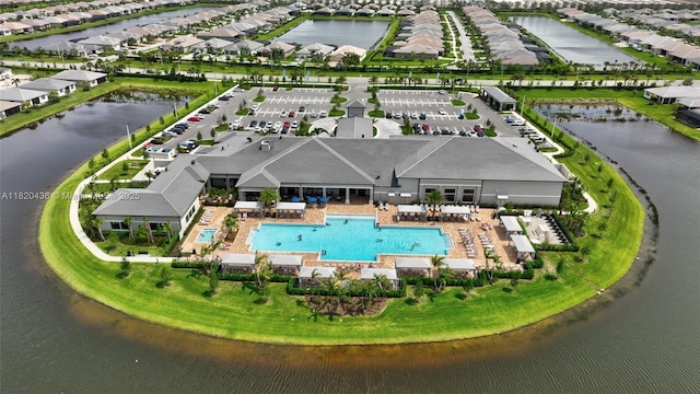 13307 SW Green Delta Rd, Port St Lucie, FL 34987 - aerial perspective of suburban area with a nearby body of water