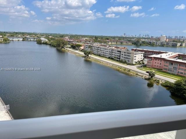 1351 NE Miami Gardens Dr Unit 1014E, Miami, FL 33179 - water view with nearby urban area