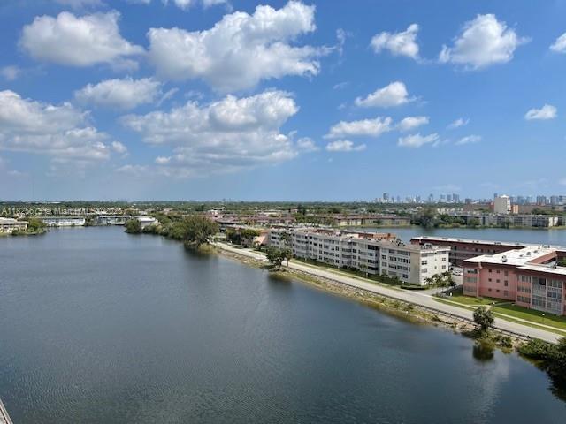 1351 NE Miami Gardens Dr Unit 1014E, Miami, FL 33179 - water view featuring nearby urban area