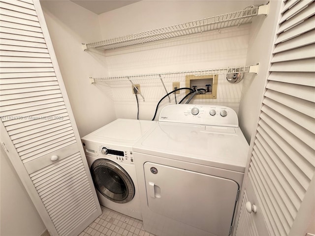 1143 NW 122nd Ter, Pembroke Pines, FL 33026 - washroom with washer and dryer and light tile patterned flooring