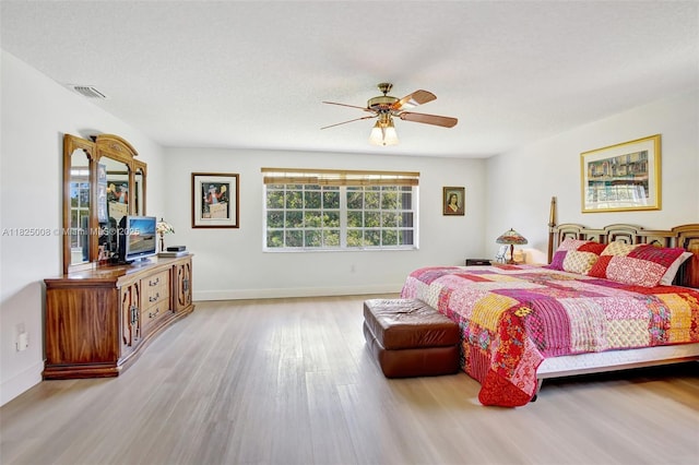 676 NW 133rd Dr, Plantation, FL 33325 - bedroom featuring light wood finished floors and ceiling fan