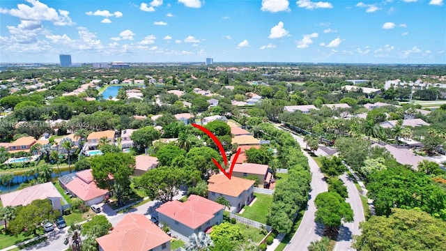 676 NW 133rd Dr, Plantation, FL 33325 - aerial perspective of suburban area with a large body of water