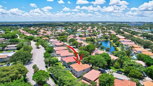 676 NW 133rd Dr, Plantation, FL 33325 - aerial view of residential area with a nearby body of water