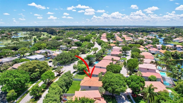 676 NW 133rd Dr, Plantation, FL 33325 - aerial perspective of suburban area featuring a nearby body of water