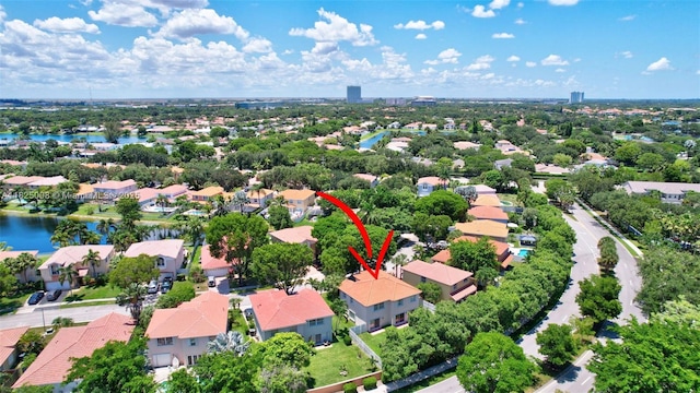 676 NW 133rd Dr, Plantation, FL 33325 - aerial perspective of suburban area featuring a large body of water
