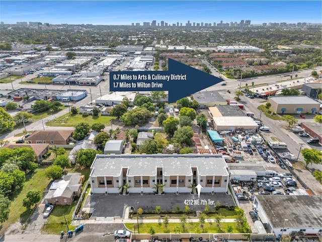 4212 NE 7th Ter, Oakland Park, FL 33334 - aerial view of skyline