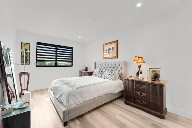 4212 NE 7th Ter, Oakland Park, FL 33334 - bedroom with light wood finished floors and recessed lighting