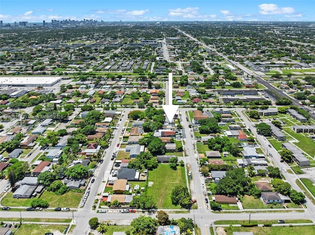 7525 NW 15th Ave, Miami, FL 33147 - aerial overview of property's location featuring nearby urban area