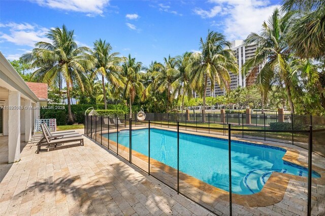 413 Holiday, Hallandale Beach, FL 33009 - view of swimming pool featuring a patio