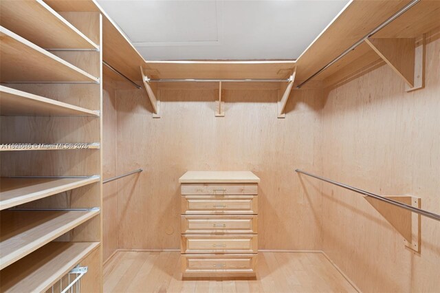 413 Holiday, Hallandale Beach, FL 33009 - spacious closet with light wood-type flooring