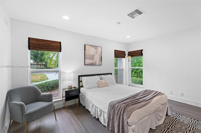 413 Holiday, Hallandale Beach, FL 33009 - bedroom with wood finished floors and recessed lighting