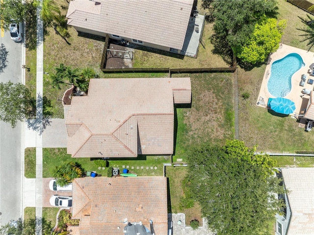 13224 NW 12th St, Pembroke Pines, FL 33028 - drone / aerial view of a pool area