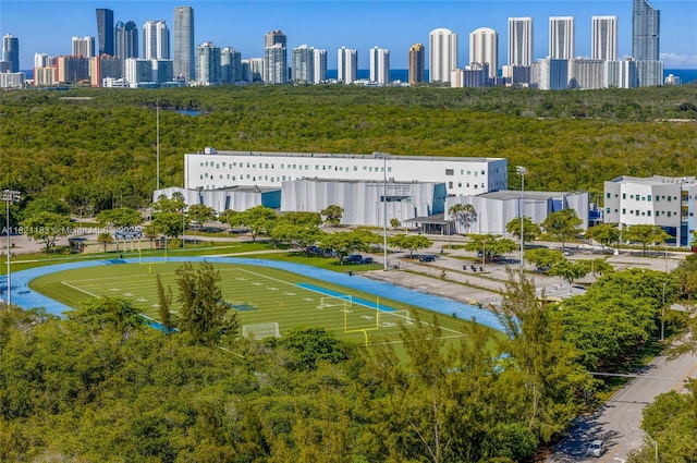 15051 Royal Oaks Ln Unit 1901, North Miami, FL 33181 - bird's eye view of city skyline