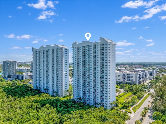 15051 Royal Oaks Ln Unit 1901, North Miami, FL 33181 - view of building exterior featuring a city view