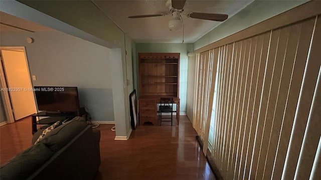 7680 NW 1st St Unit 107, Margate, FL 33063 - corridor featuring baseboards and wood finished floors
