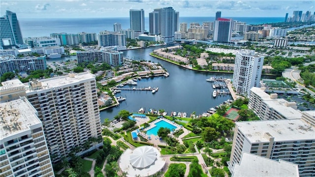 2500 Parkview Dr Unit 405, Hallandale Beach, FL 33009 - view of urban area featuring a nearby body of water
