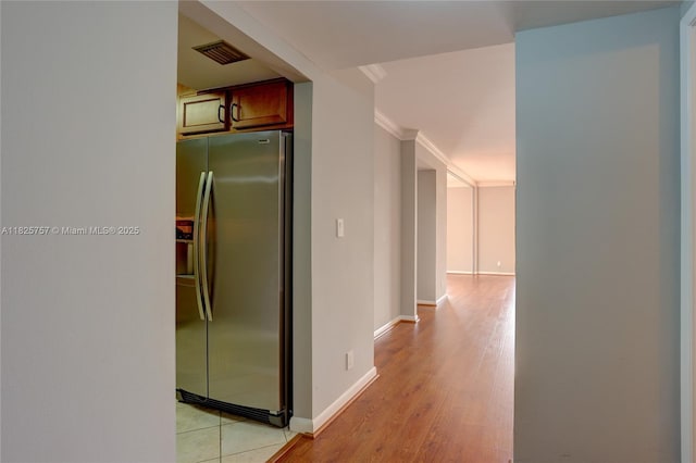 2500 Parkview Dr Unit 405, Hallandale Beach, FL 33009 - unfurnished room with wood finished floors and crown molding