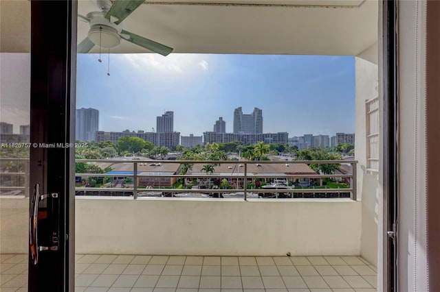 2500 Parkview Dr Unit 405, Hallandale Beach, FL 33009 - balcony with a city view