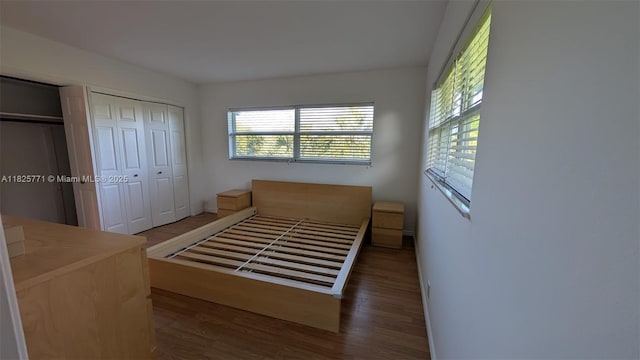 1001 Hillcrest Ct Unit 303, Hollywood, FL 33021 - bedroom with wood finished floors and two closets