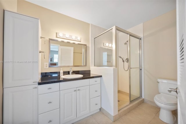 10220 SW 108th St, Miami, FL 33176 - full bath with vanity, a stall shower, and tile patterned flooring