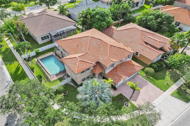1379 NW 166th Ave, Pembroke Pines, FL 33028 - aerial view of residential area with a pool area