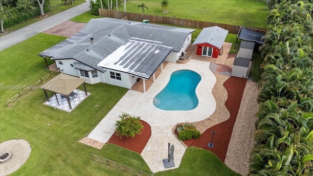 1550 NW 114th Ave, Plantation, FL 33323 - aerial view of property and surrounding area with a pool