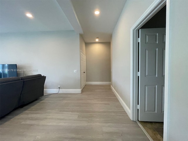 1087 Chenille Cir, Weston, FL 33327 - hall featuring light wood-type flooring and recessed lighting