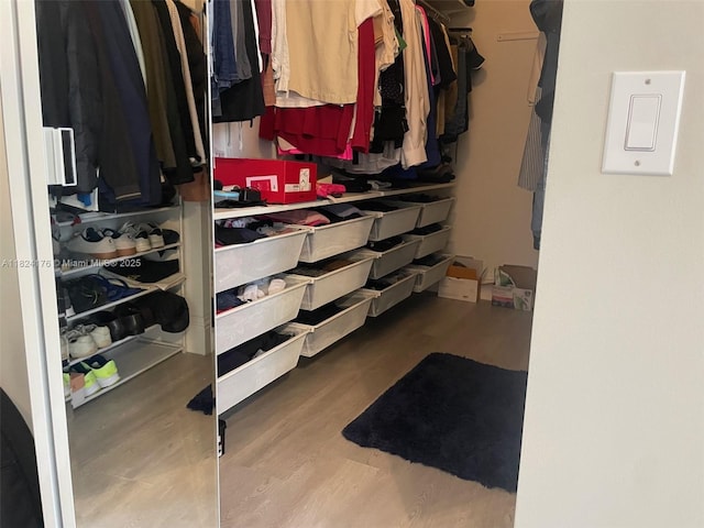 1087 Chenille Cir, Weston, FL 33327 - walk in closet with wood finished floors