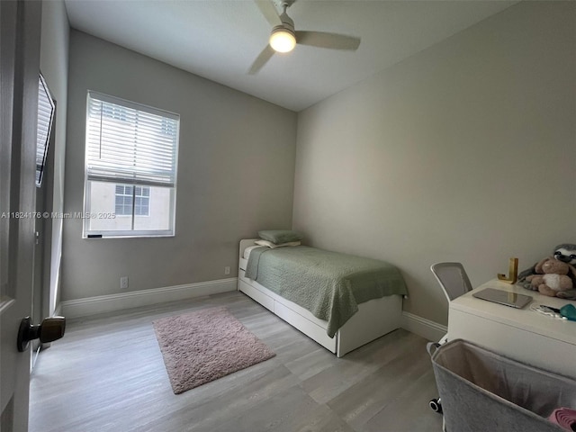 1087 Chenille Cir, Weston, FL 33327 - bedroom with wood finished floors and a ceiling fan