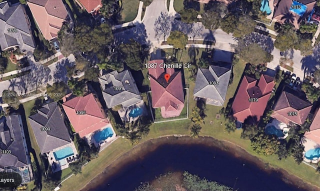1087 Chenille Cir, Weston, FL 33327 - aerial view of property and surrounding area with nearby suburban area