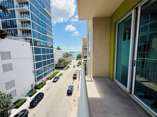 2001 Biscayne Blvd Unit 2402, Miami, FL 33137 - balcony featuring a water view
