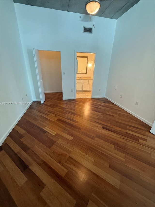 2001 Biscayne Blvd Unit 2402, Miami, FL 33137 - empty room with wood finished floors and a high ceiling