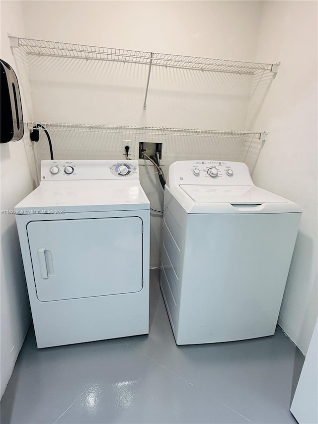 2001 Biscayne Blvd Unit 2402, Miami, FL 33137 - laundry area with washing machine and clothes dryer